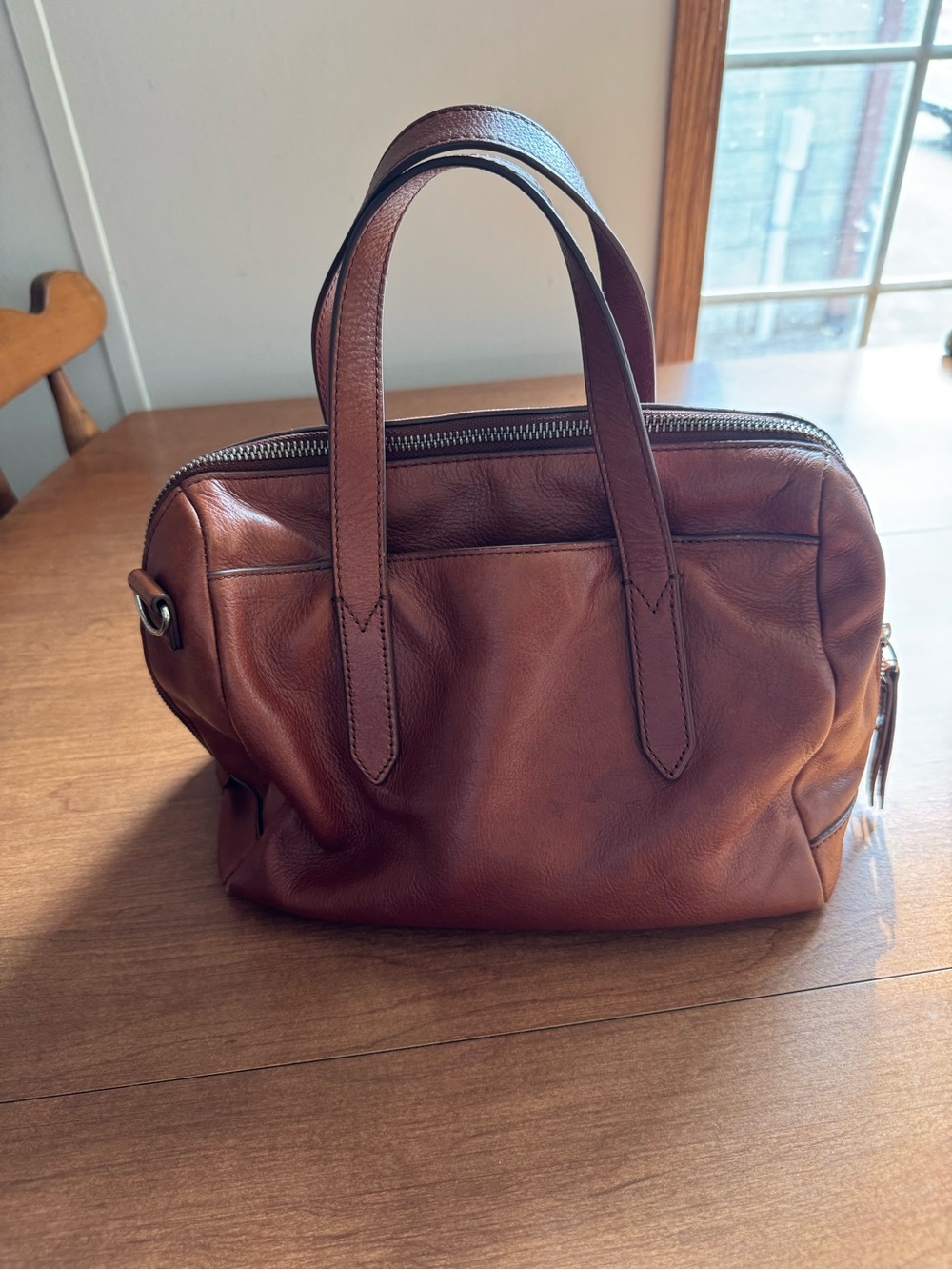 Fossil Sydney Cross-Body Leather Bag - Picture 2 of 16